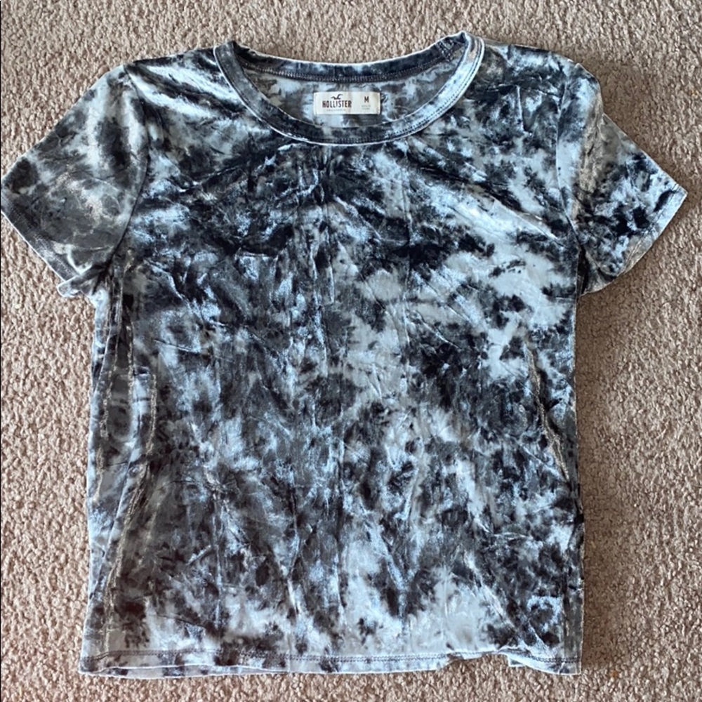 Hollister Velvet crop top